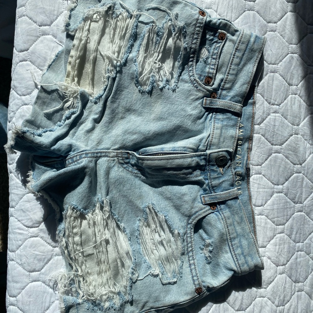 American Eagle Distressed Denim Shorts